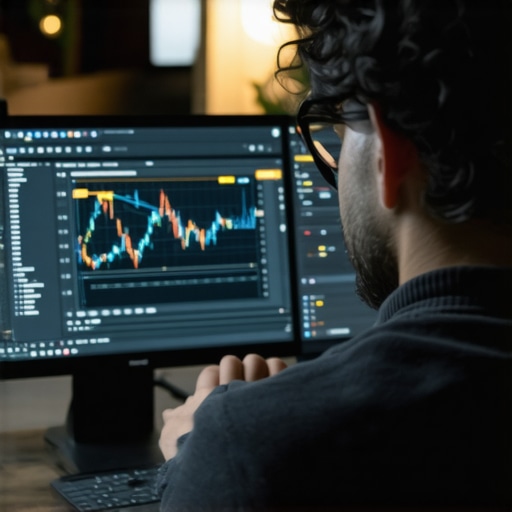 Business owner analyzing local SEO performance on a laptop.