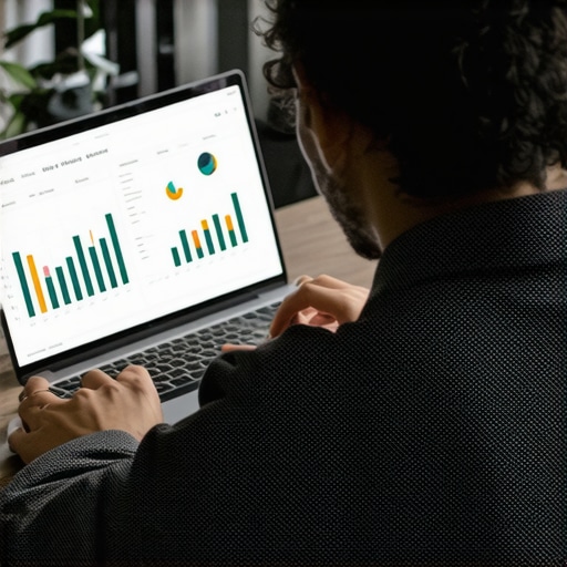 Business owner reviewing Google My Business analytics for quick ranking recovery