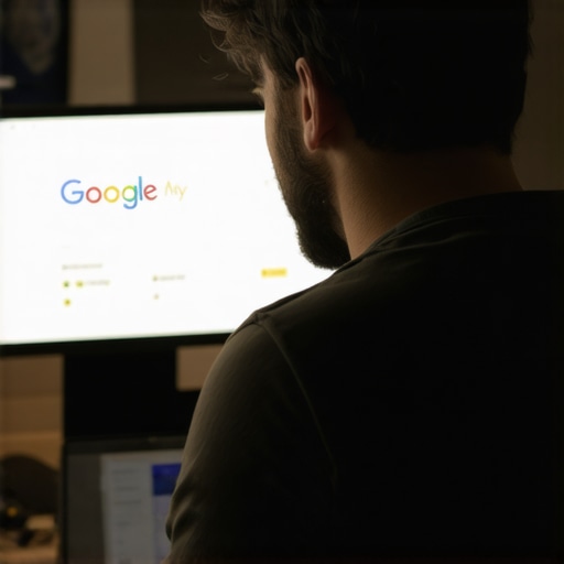 Digital marketer reviewing Google My Business metrics for quick fix strategies.