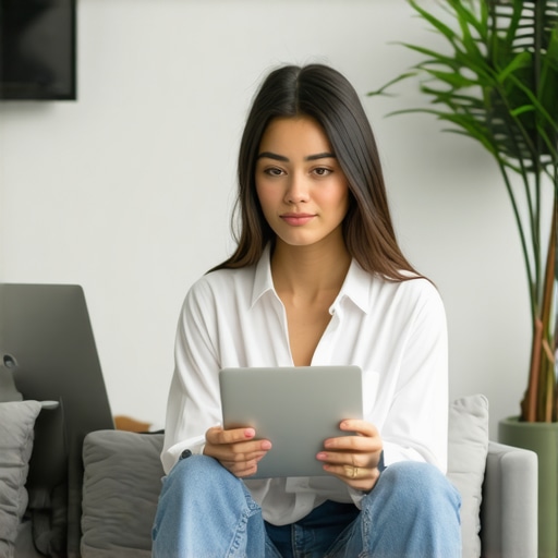 Business owner editing GMB profile to improve ranking