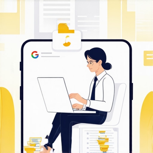 Business owner troubleshooting and updating Google My Business profile during a ranking decline.