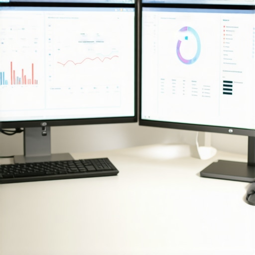 A workspace with multiple screens displaying local SEO and citation analysis tools.