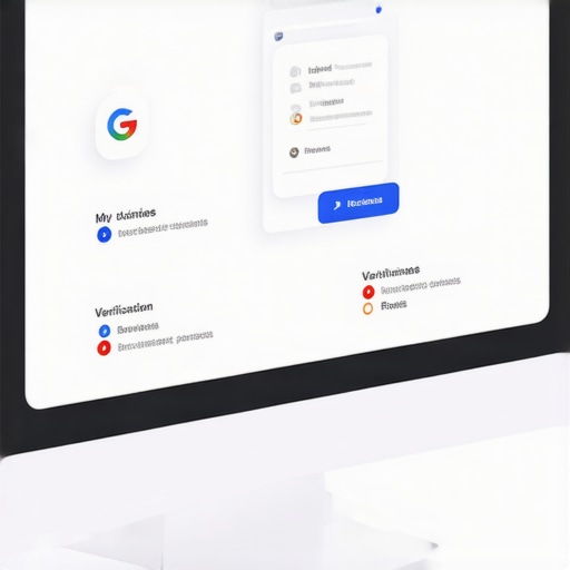Person working on Google My Business profile on a laptop, with focus on optimization and updates.