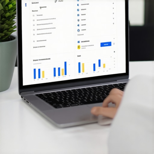 Business owner working on GMB profile to recover ranking